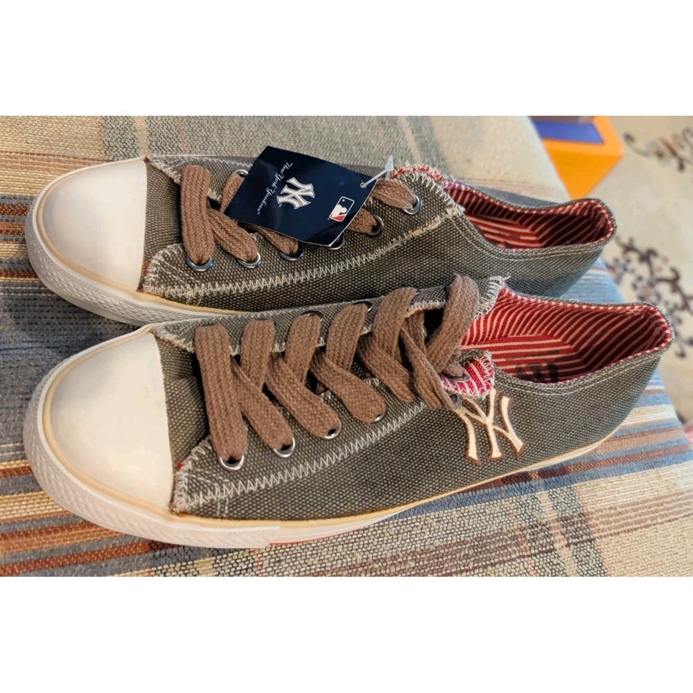 Mens New York Yankees Low Sneakers Shoes Siport S.P.A Milano Italy 11.25" L READ